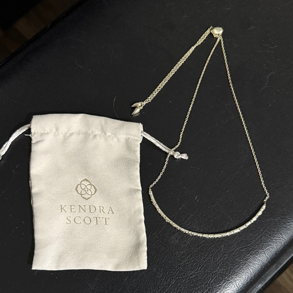 Kendra Scott Gold Bar Necklace